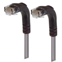 超5类低烟无卤直角型跳线，直角下出线/直角下出线，灰，5英尺（1.5米）的图片