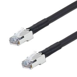 Double Shielded Cat5e Outdoor High Flex PoE Industrial  Ethernet Cable, RJ45, BLK, 250.0ft的图片