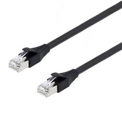 Category 5e Braid Shielded High Flex Ethernet Assembly, RJ45 / RJ45, 1.0m的图片