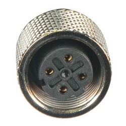 超5类M12 4针D编码SF/UTP工业级线缆，M12公头/M12母头，10米的图片