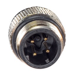 超5类M12 4针D编码SF/UTP工业级线缆，M12公头/M12母头，2米的图片