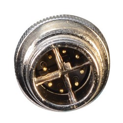 超6类GigE SF/UTP高柔性以太网线缆，GigE/M12 X编码公头，3米的图片