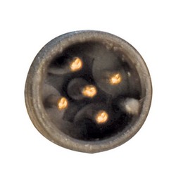 Brad® Ultra-Lock® M12线缆，5针，A编码，IP69K级，公头/预剥线，22AWG，PVC，黄，2米的图片