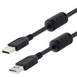 LSZH USB Cables with Ferrites Type A-A 0.3M的图片