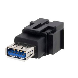 USB 3.0耦合器，面板安装式A型母头/A型母头的图片