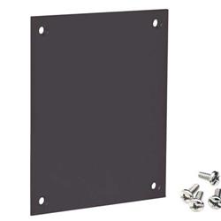 通用铝制备用子面板，黑色的图片