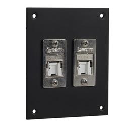 Universal Sub-Panel, 2 Shielded Category 5e Tool-less PoE+ Compliant Jacks的图片