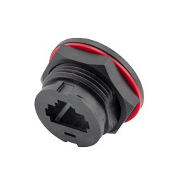 IP67级穿壁式或面板安装式防水耦合器套件，与TDG1026KS-C6A-DC兼容的图片