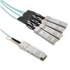 Active Optical Cable Breakout QSFP28 100Gbps to 4x28G SFP28, 7 meters, MSA Compatible的图片