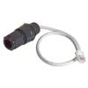 IP67等级 RJ45 直通型防水装配头, 带 RJ45接头, 14.5in/ 0.36m长的图片