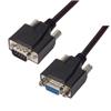 优良型模制D-Sub 线缆, DB9 公头 / DB9 母头, 10.0 ft / 3 m, 黑色的图片