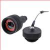 Cat6, Ruggedized RJ45 Plug, Electroless Nickel finish, for cable OD .271-.330" w/ Dust Cap的图片