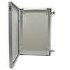 24×16×9英寸（61×40.6×22.9厘米）NEMA-4X级防风雨接线盒，带空白非金属安装板的图片
