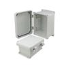 8×6×4英寸（20.3×15.2×10.2厘米）UL®认证工业级NEMA-4X防风雨接线盒，仅接线盒本身，带非金属合页连接结构的图片