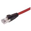 Premium Cat6a Cable, RJ45 / RJ45, Red 75.0 ft的图片