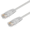 Category 6 Flat Patch Cable, RJ45 / RJ45, White, 1.0 ft的图片