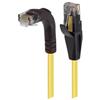 6类直角型RJ45以太网跳线，直通/直角下出线，黄，30英尺（9.1米）的图片