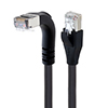 Braid Shielded Category 5e High Flex Right Angle Ethernet Cable, Straight/Right Angle Down, 5.0m的图片